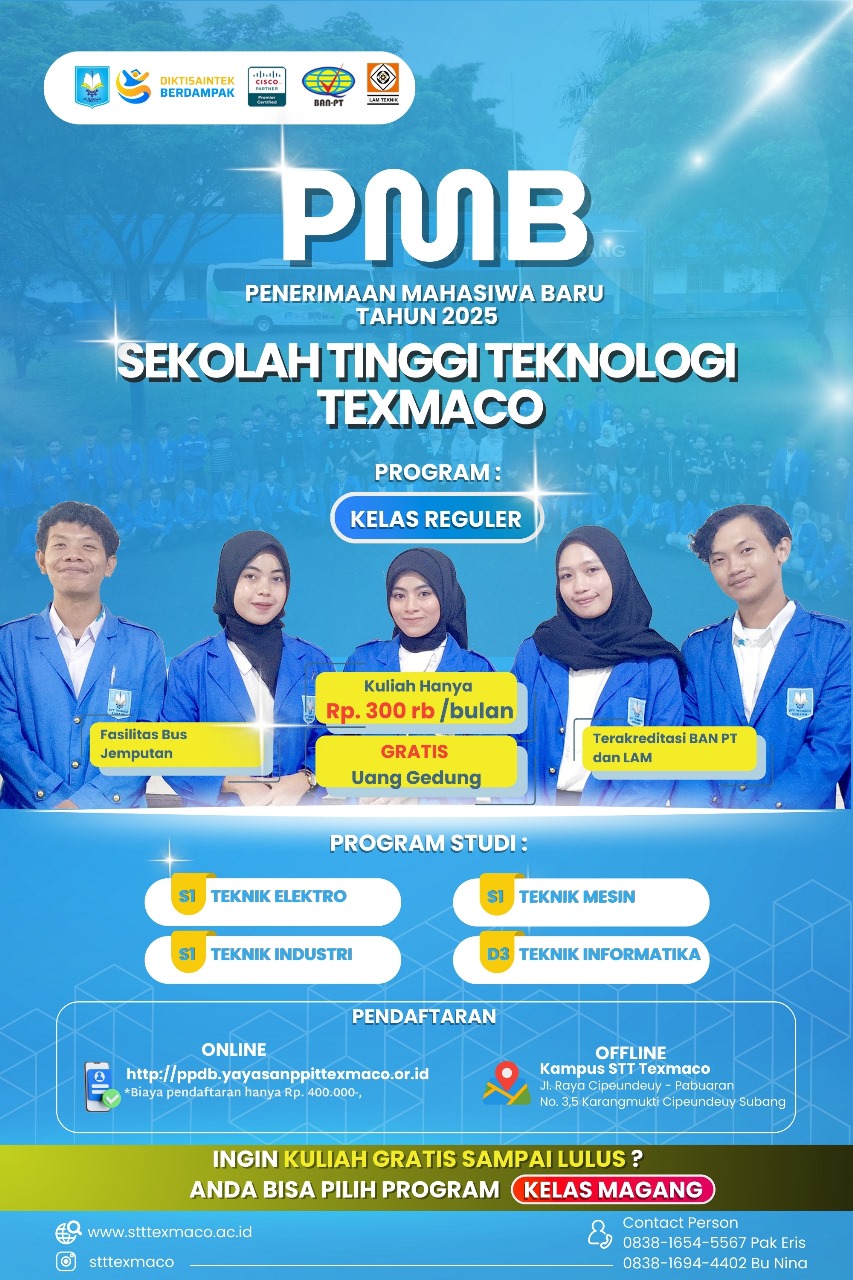 PENERIMAAN MAHASISWA BARU KELAS REGULER