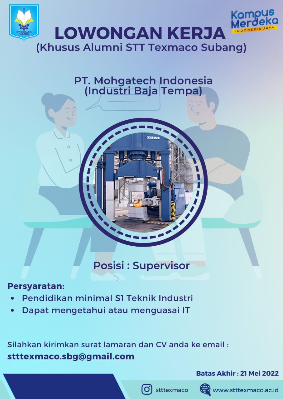 Lowongan Kerja PT. Mohgatech Indonesia